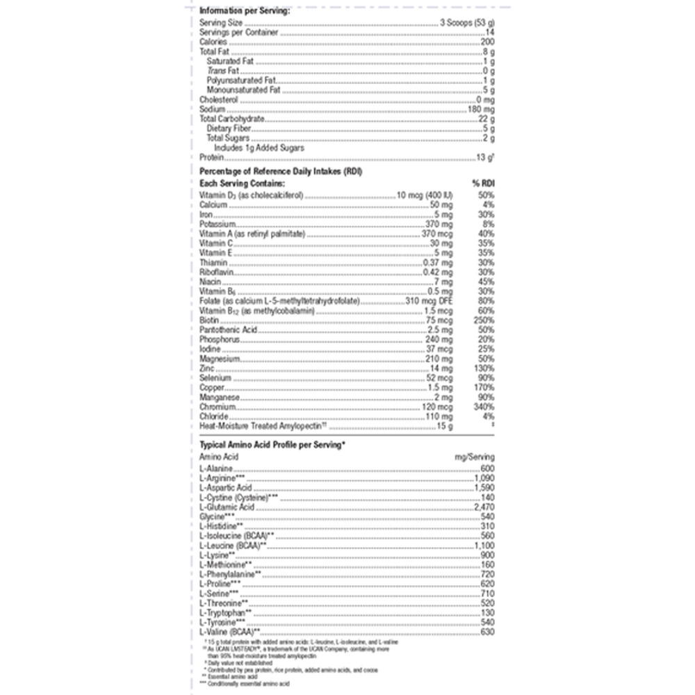Ultra Glucose Control®, Chocolate Flavor, 26.17 Oz (742 g) Powder , Emersons Form_Powder powder