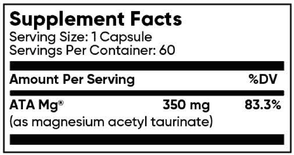 Magnesium Mind, 60 Capsules