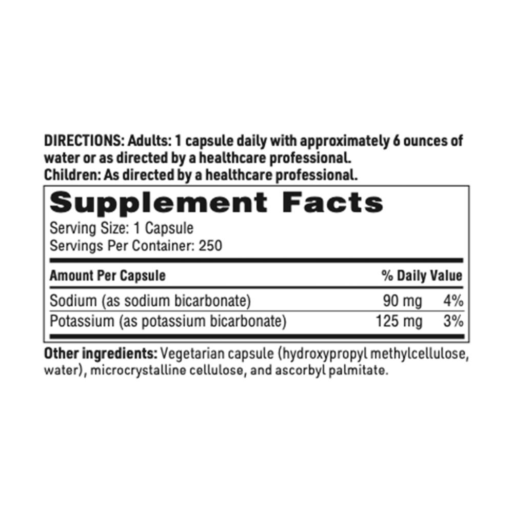 Bi-Carb Formula, 250 Capsules