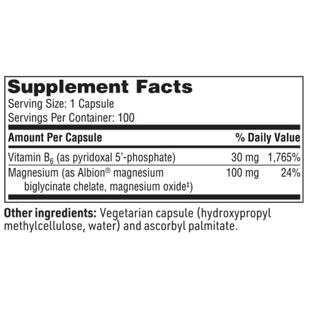 P-5-P Plus w/Magnesium, 100 Capsules