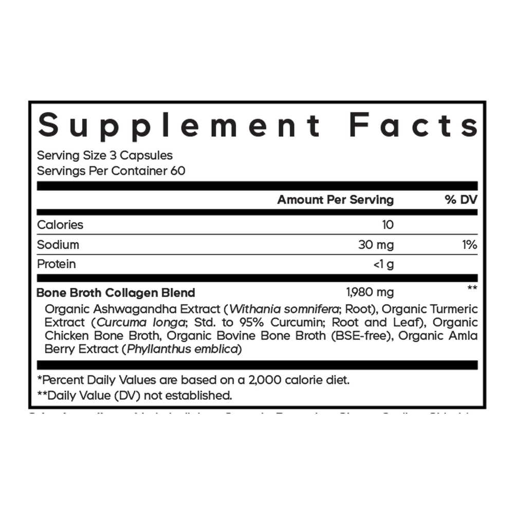 Bone Broth Collagen, 180 Capsules