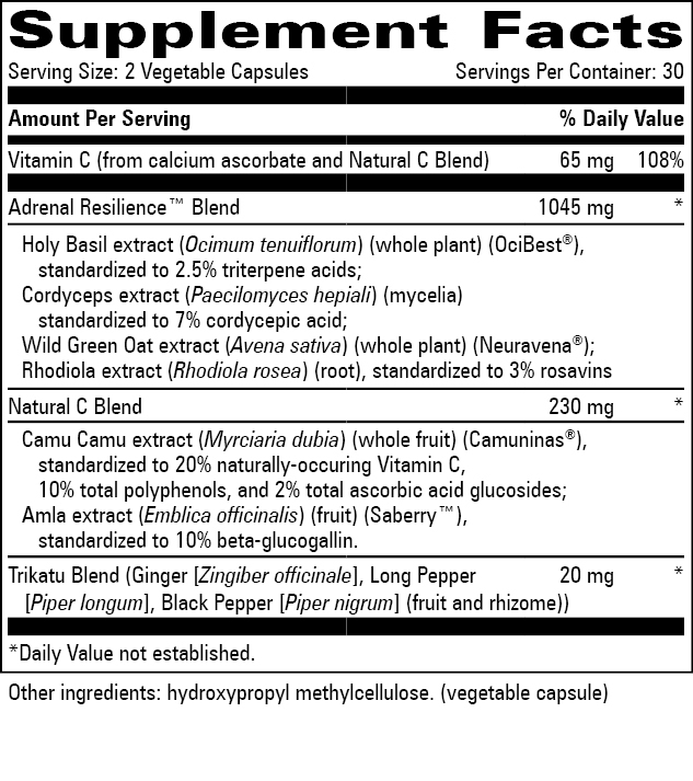 Adrenal Resilience, 60 Capsules , Brand_Progressive Labs capsules Form_Capsules Requires Consultation Size_60 Capsules