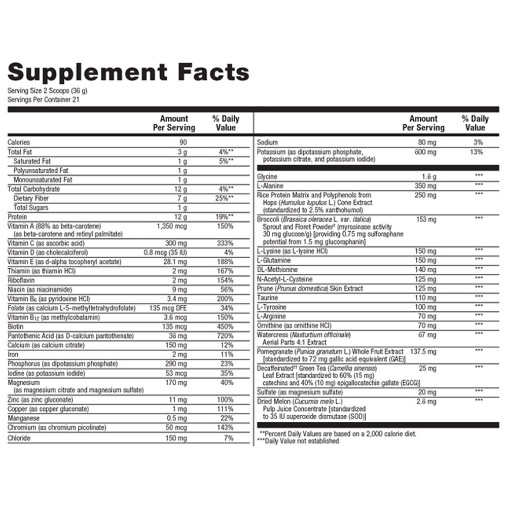 UltraClear® RENEW, Vanilla Flavor, 29.63 Oz (840 g) Powder , Emersons Form_Powder powder