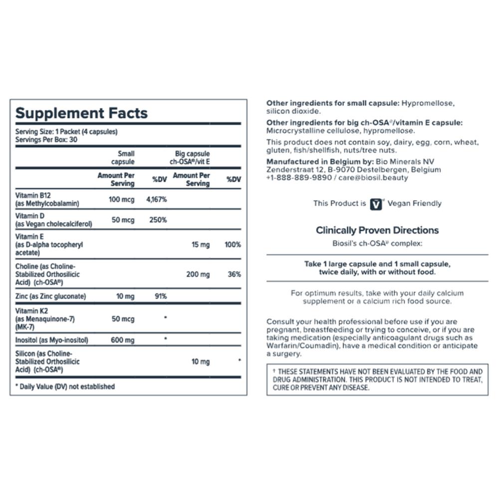GLP-1 Post-Weight Loss – ch-OSA® Formula for Skin, Hair & Tissue Resilience, 30 Packets