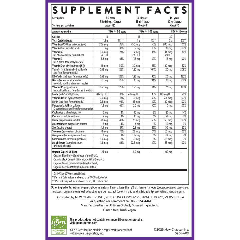 Liquid Multivitamin, Mixed Berry, 30 Ounces