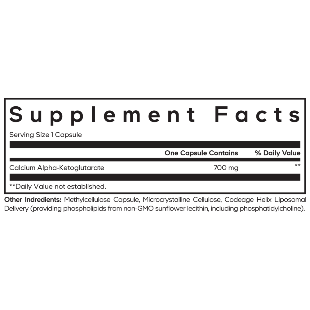 Liposomal Calcium AKG, 60 Capsules