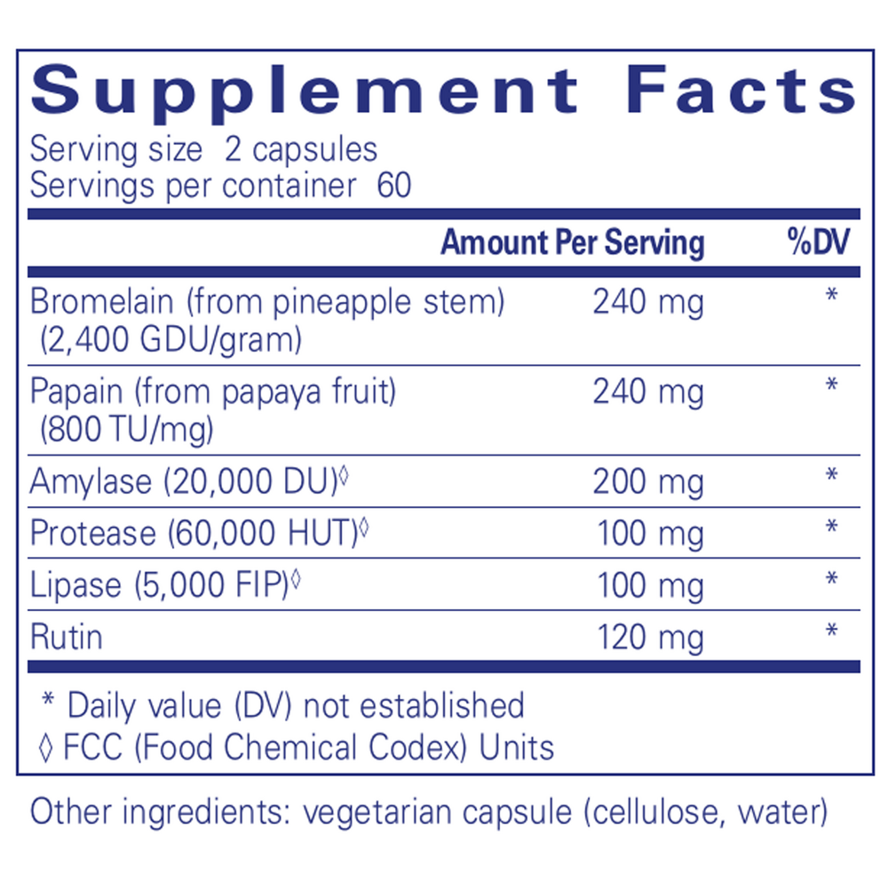 A.I. Enzymes, 120 Capsules , Brand_Pure Encapsulations Form_Capsules Requires Consultation Size_120 Capsules