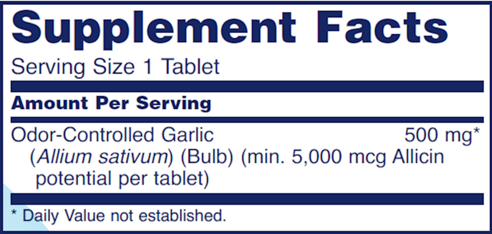 Garlic 5000, 90 Tablets , Brand_Protocol for Life Balance Form_Tablets Requires Consultation Size_90 Tablets tablets