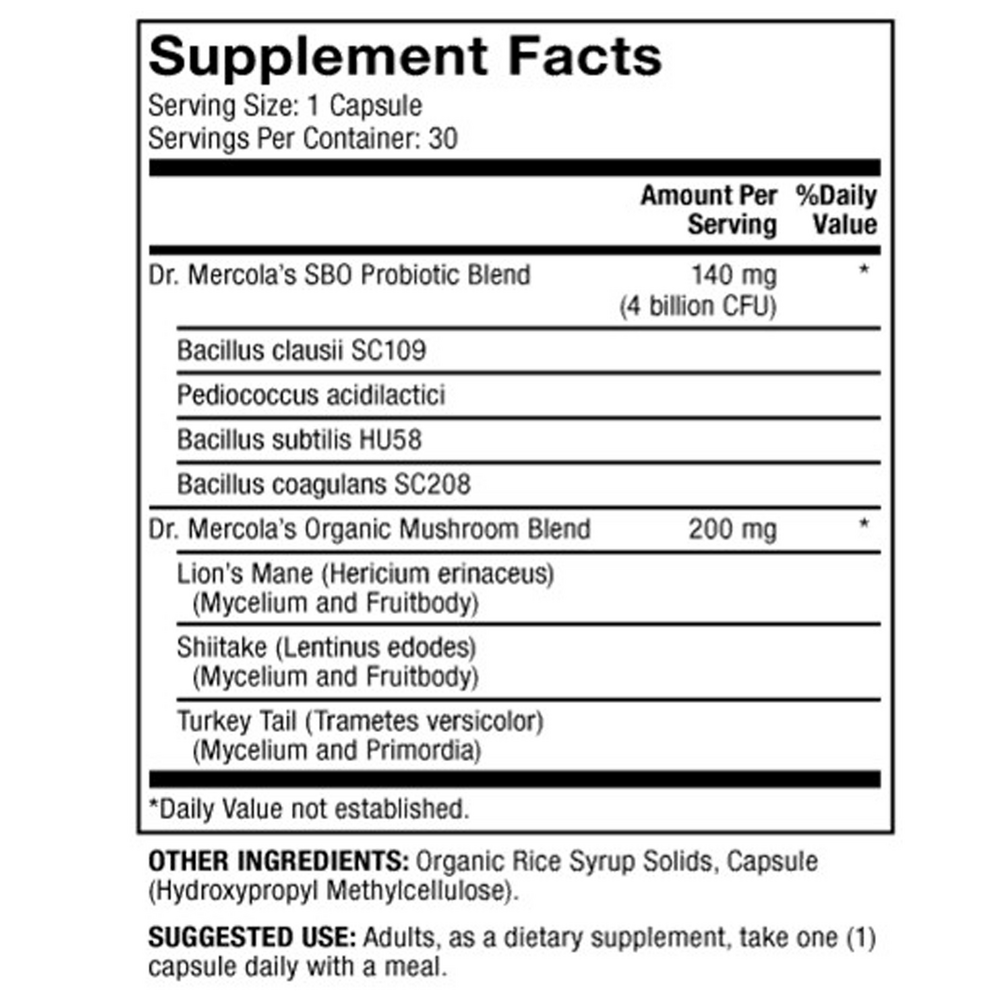 Complete Probiotics SBO, 30 Capsules