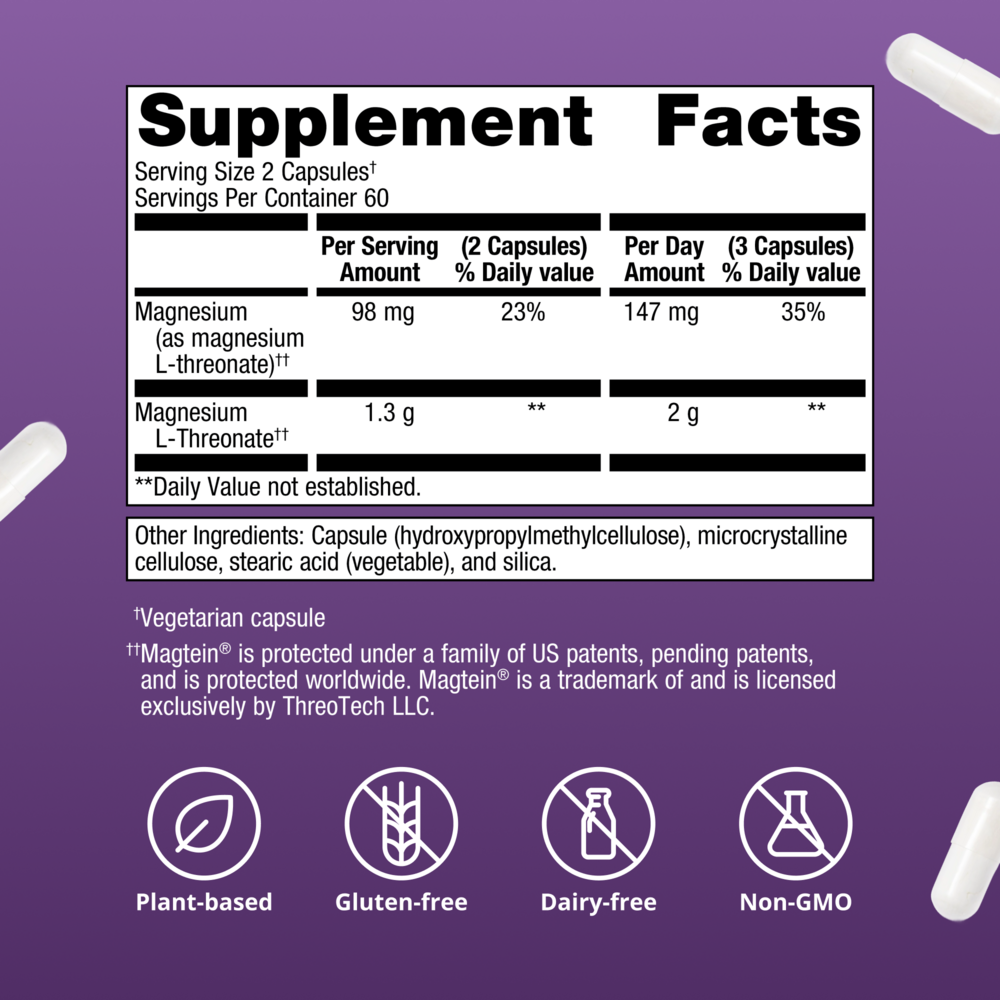 Mag L-Threonate, 120 Capsules , caps Emersons Emersons-Alt Form_Capsules