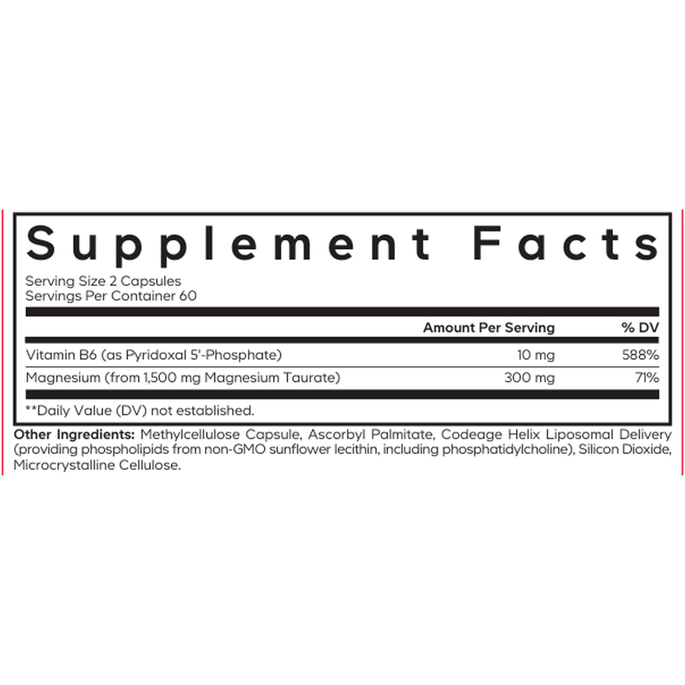 Liposomal Magnesium Taurate+, 120 Capsules