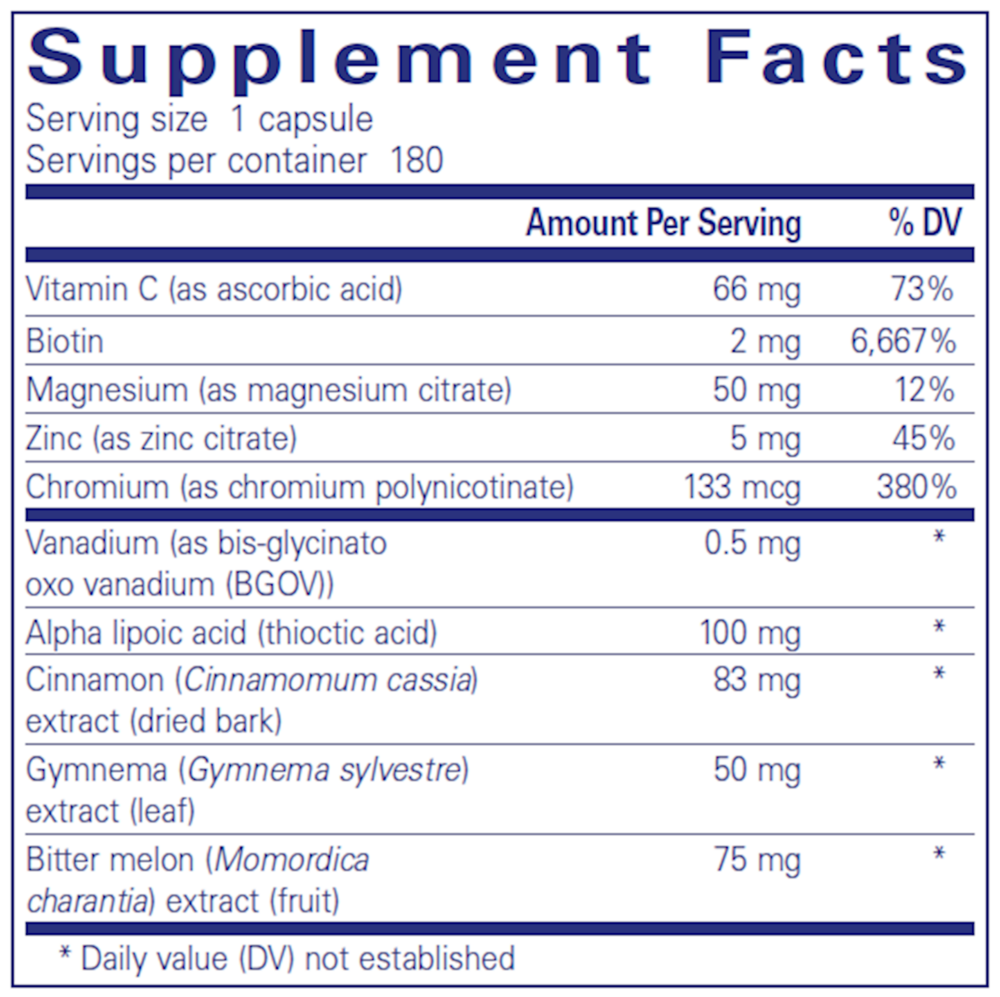GlucoFunction, 180 Capsules , Brand_Pure Encapsulations caps Emersons