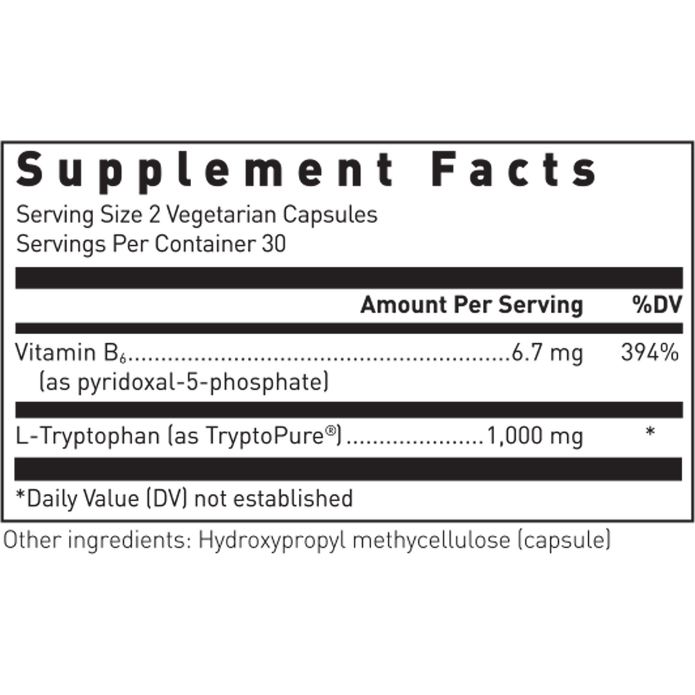 L-Tryptophan, 60 Capsules