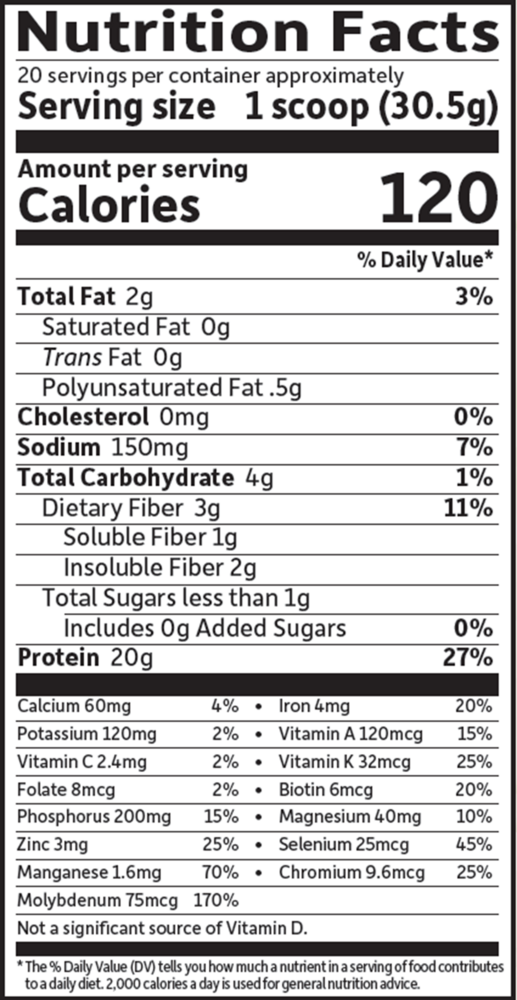 RAW Protein & Greens Chocolate Cacao, 22 oz (611 g) Powder