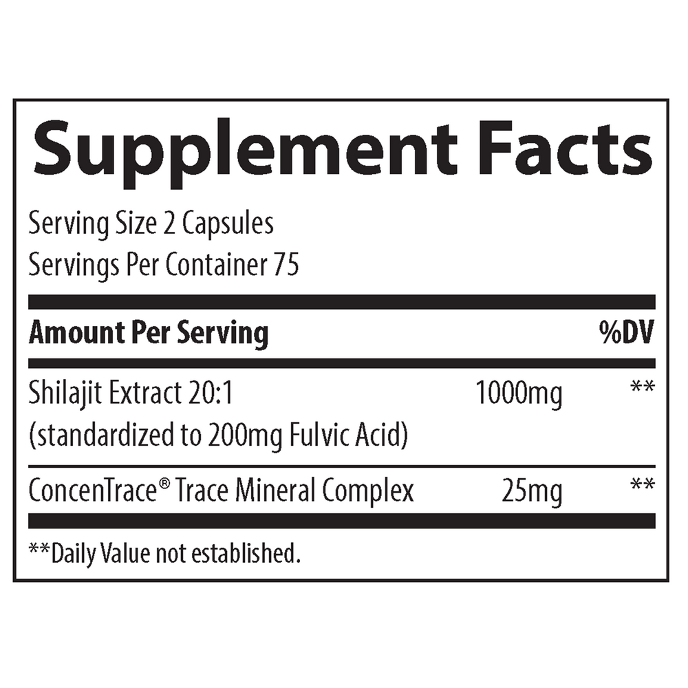 Shilajit Capsule 1000 mg, 150 Capsules