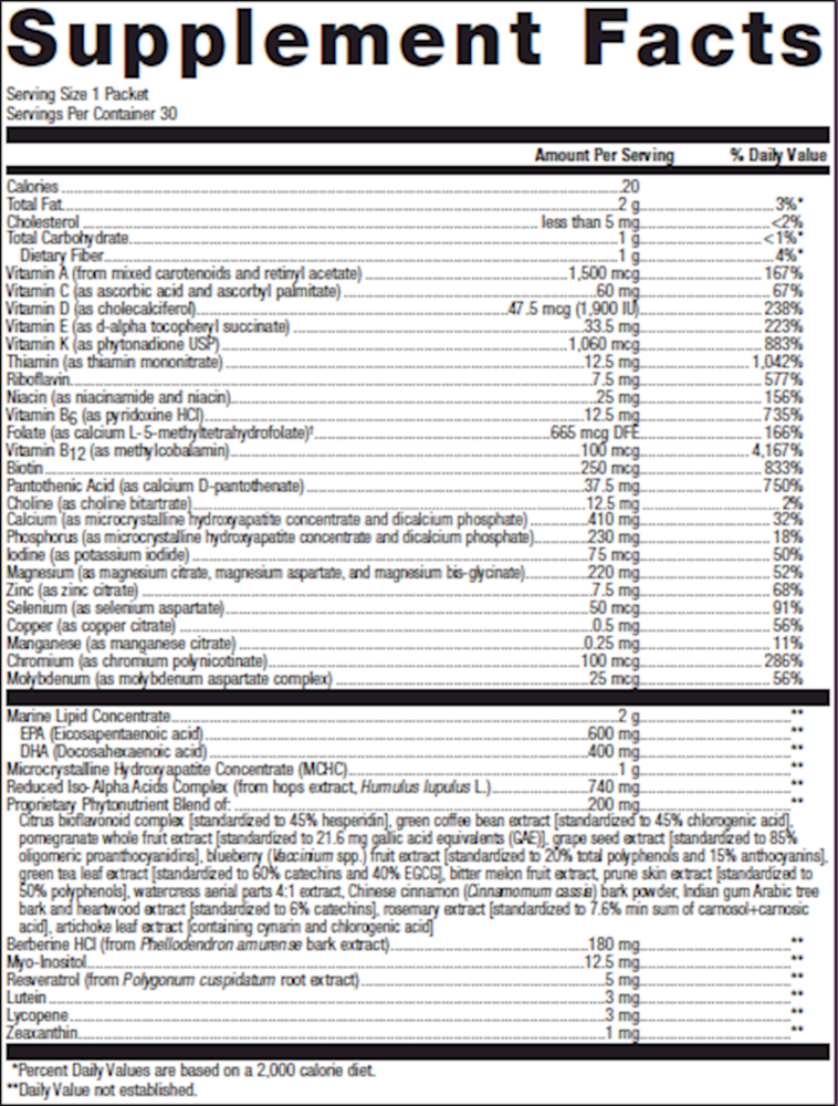 Wellness Essentials® Women's Prime, 30 Packets , Emersons Emersons-Alt Form_Packets