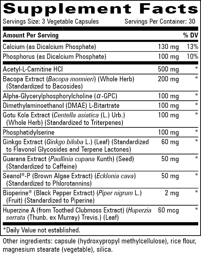 Memories™ with Seanol-P™, 90 Capsules , Brand_Progressive Labs capsules Form_Capsules Requires Consultation Size_90 Capsules