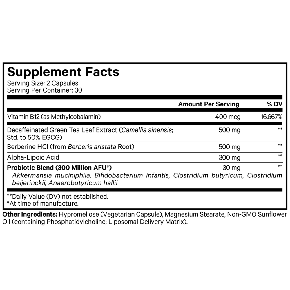 M-Burn Optimized, 60 Capsules