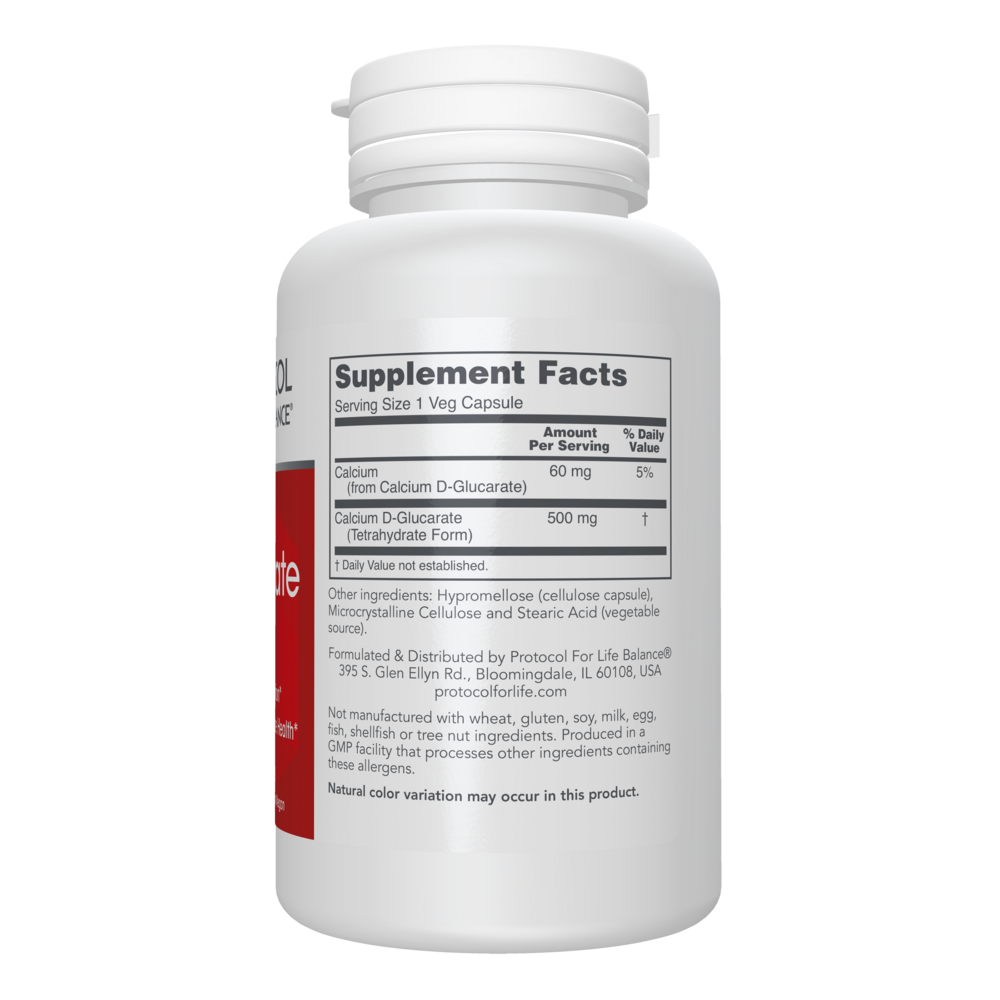 Calcium D-Glucarate, 90 Capsules , Brand_Protocol for Life Balance capsules Form_Capsules Requires Consultation Size_90 Capsules