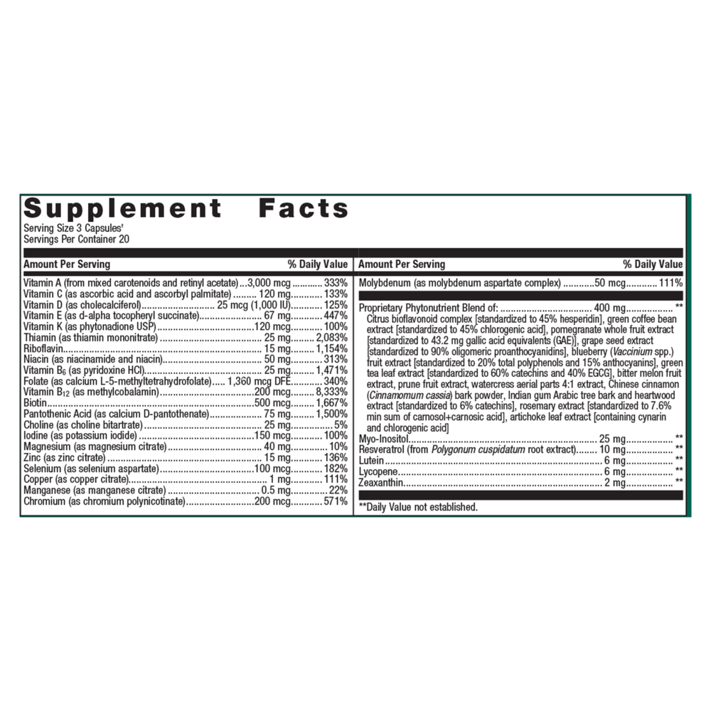 PhytoMulti®, 60 Capsules , caps Form_Capsules