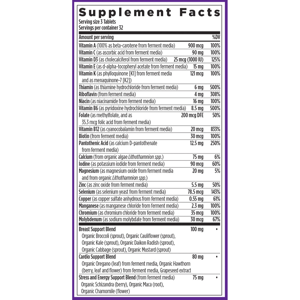 Women's Advanced 40+ Multi, 96 tablets
