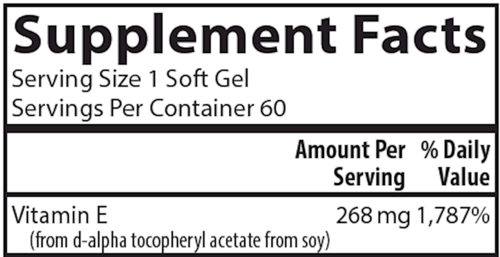 E-Gems® 400IU, 60 Softgels
