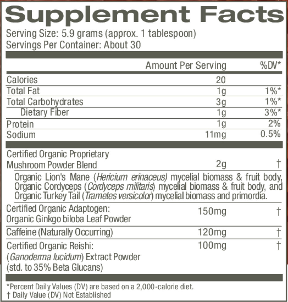 Mushroom Coffee Blend, 177 Grams , Form_Powder