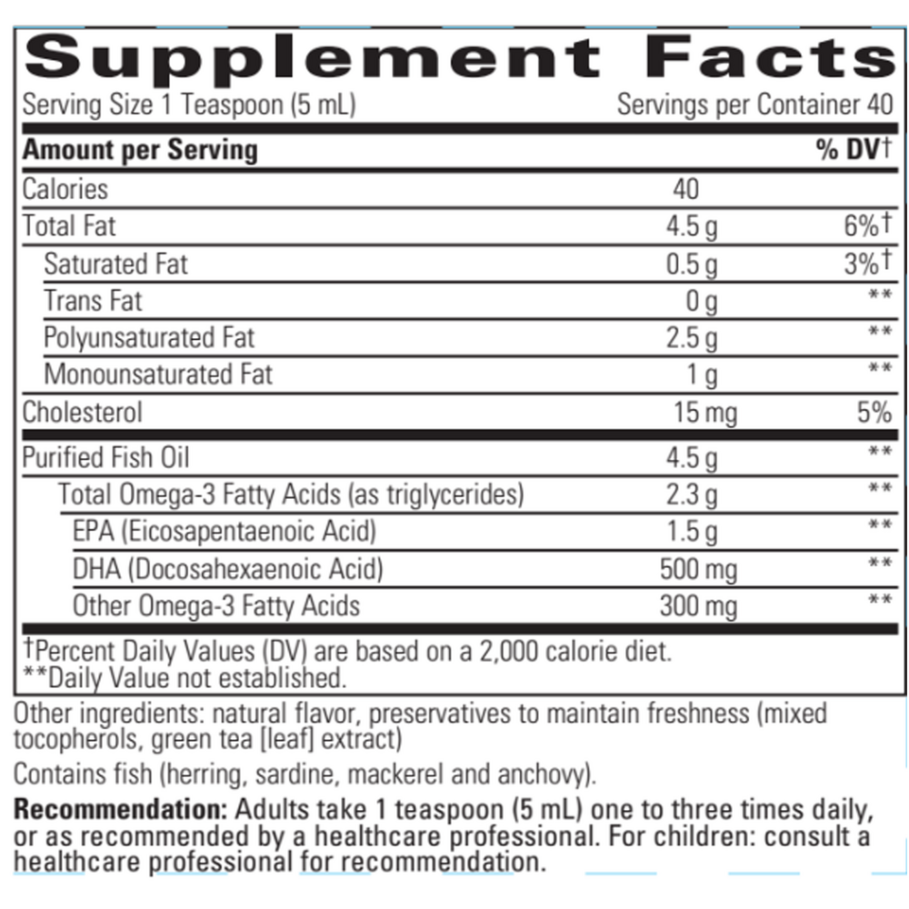 Pure Omega Liquid, 200 mL