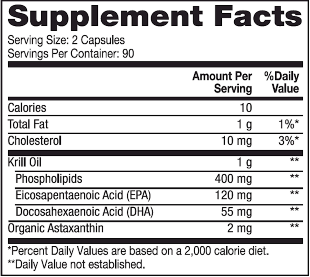 Krill Oil, 180 Capsules