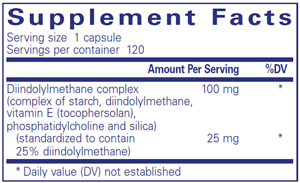 DIM-Pro 100, 120 Capsules , Brand_Pure Encapsulations Form_Capsules Requires Consultation Size_120 Capsules