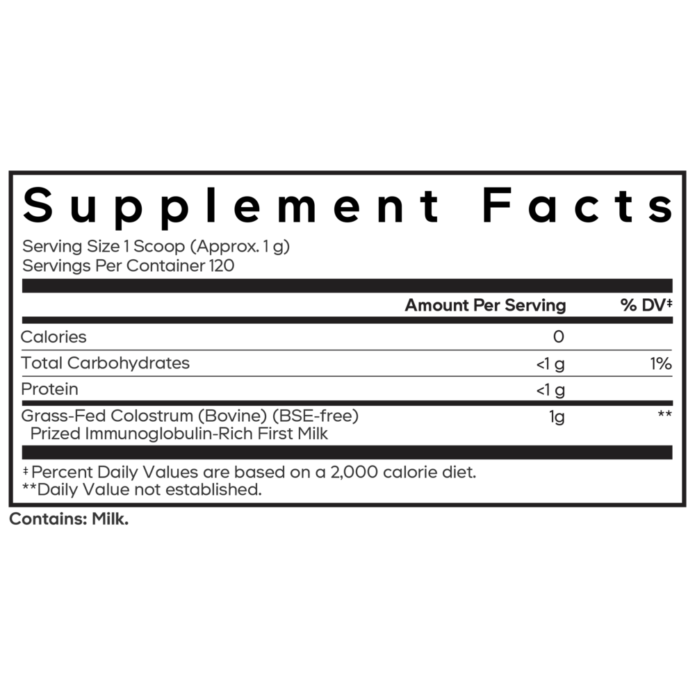 Colostrum Powder, 120 g Powder