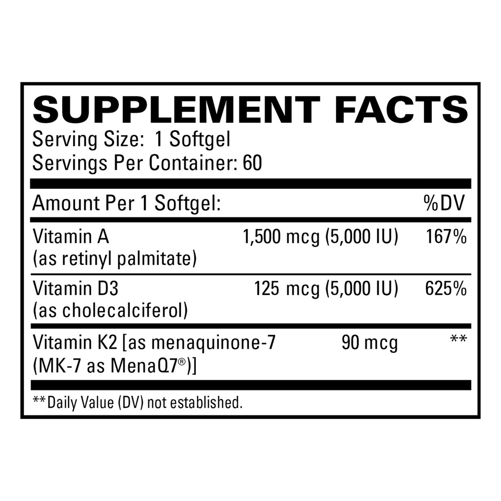 A-D-K2 Cardio Health, 60 Softgels