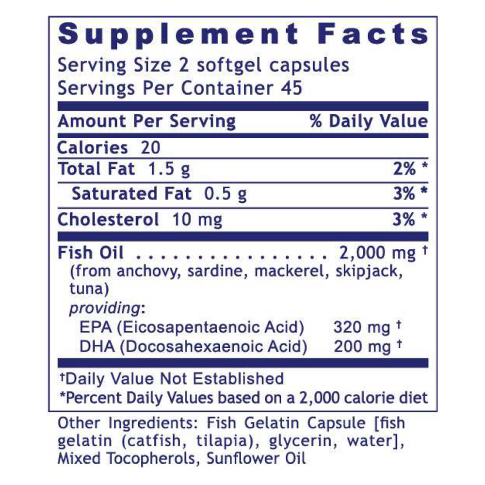 EPA/DHA Marine Softgels, 90 Softgel Capsules , Brand_Premier Research Labs Form_Softgels Requires Consultation Size_90 Softgel Capsules softgels