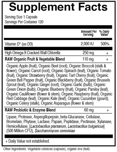 Vitamin Code - RAW D3, 2000 IU of Vitamin D3, 120 Vegetarian Capsules