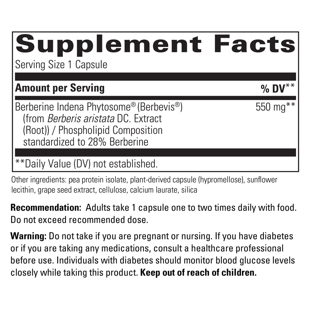 Berberine Phytomax, 60 Capsules