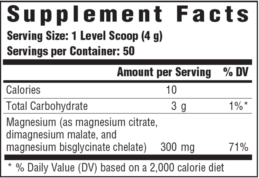 Relax + Calm Magnesium Powder-Raspberry Lemonade Flavor, 200 g