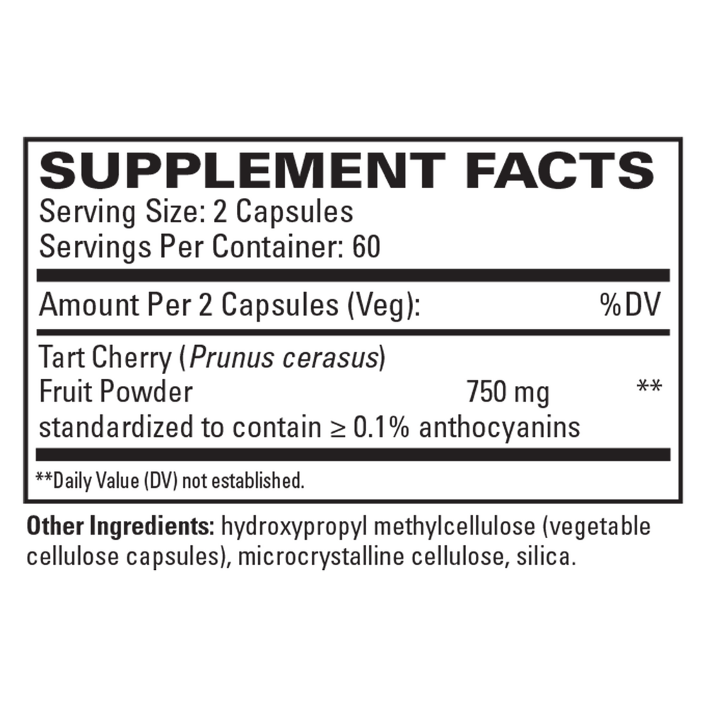 Tart Cherry, 120 Vegetarian Capsules