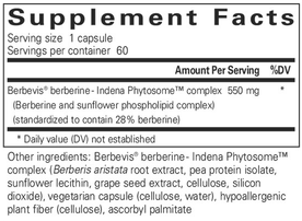 Berberine UltraSorb, 60 Capsules , Brand_Pure Encapsulations Form_Capsules Requires Consultation Size_60 Capsules