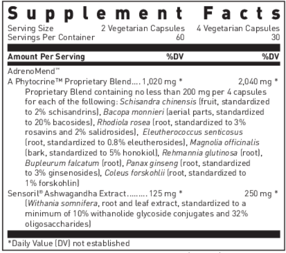 AdrenoMend, 120 Capsules