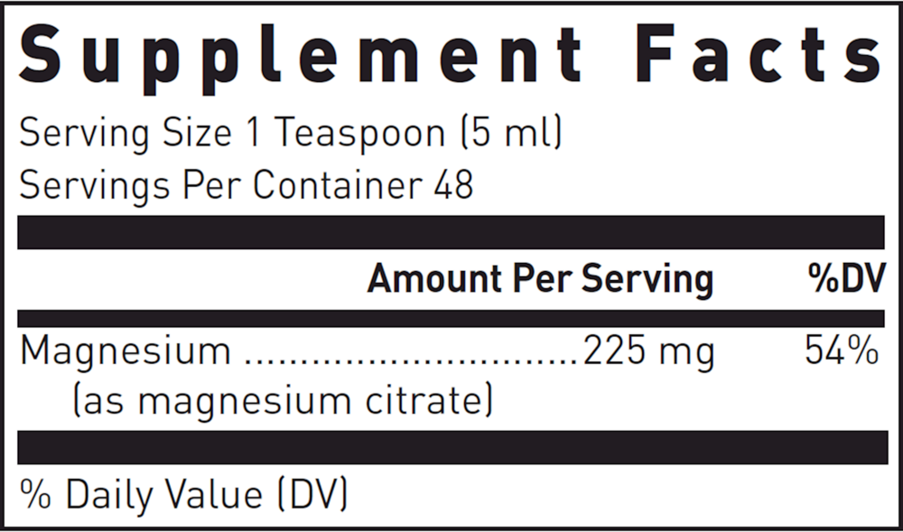 Liquid Magnesium, 240 mL Liquid