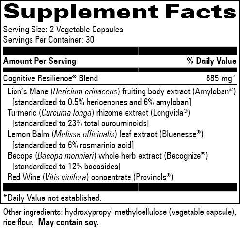 Cognitive Resilience, 60 Capsules , Brand_Progressive Labs capsules Form_Capsules Requires Consultation Size_60 Capsules
