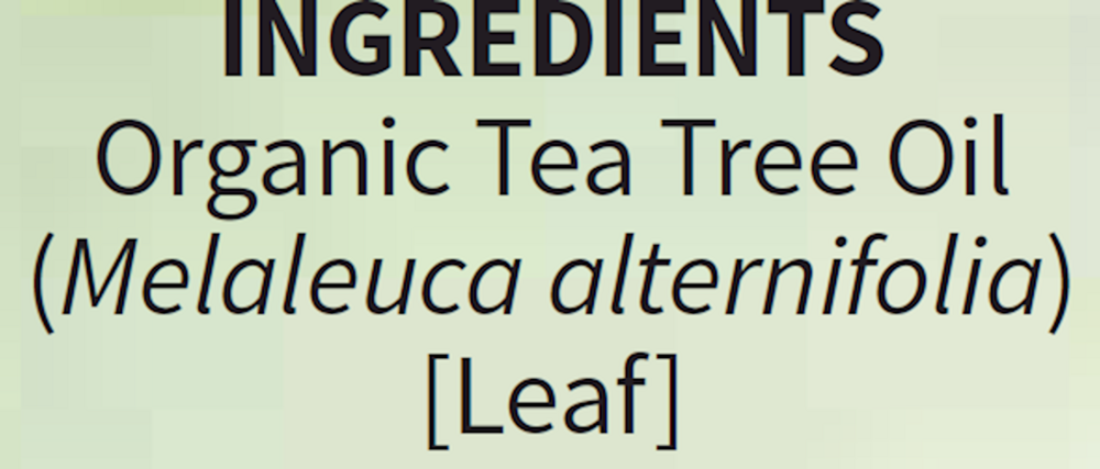 Organic Essential Oil - Tea Tree, 0.5 oz