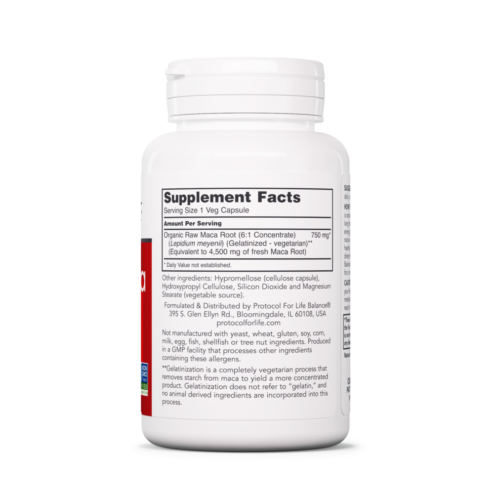 MACA 750mg, 90 Capsules , Brand_Protocol for Life Balance capsules Form_Capsules Requires Consultation Size_90 Capsules