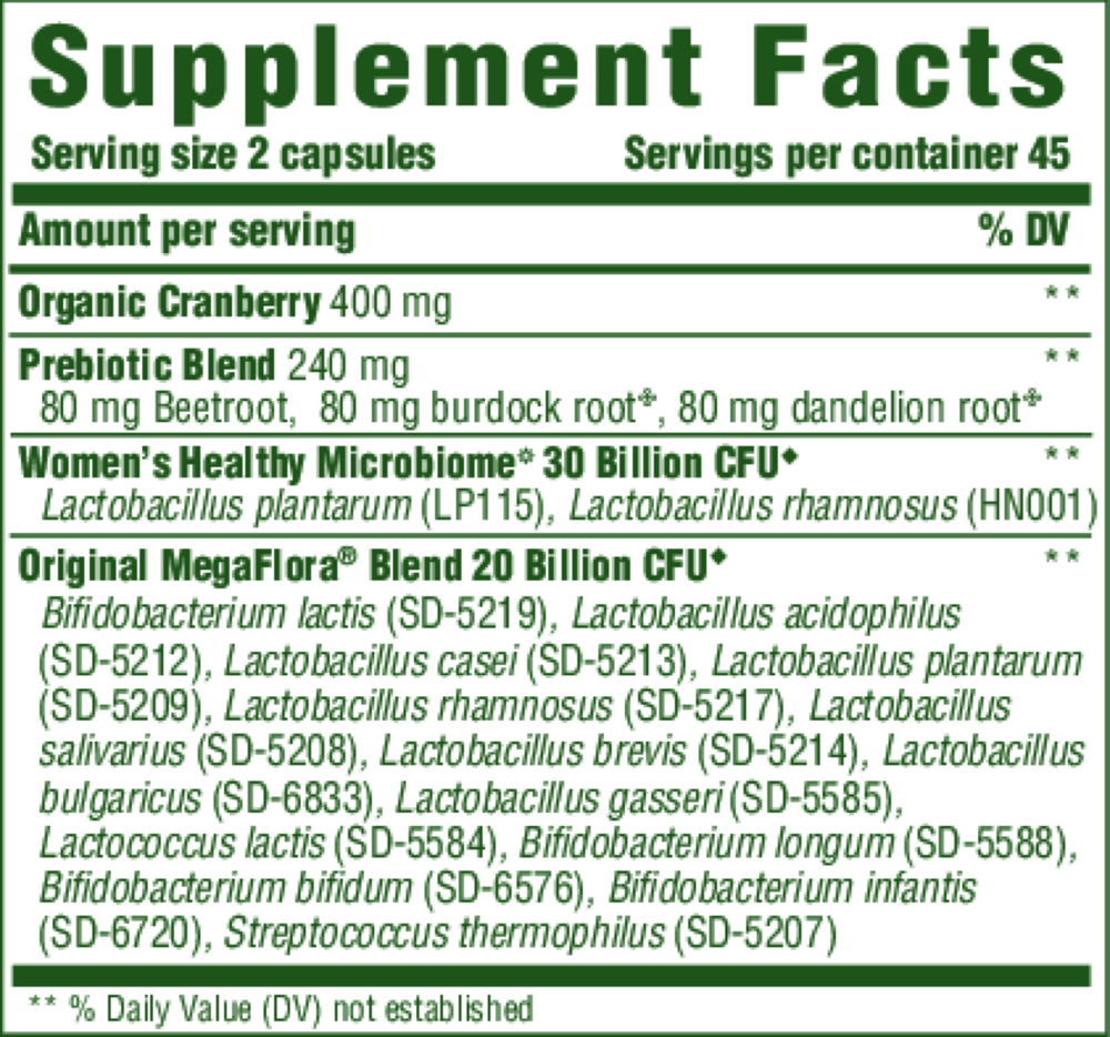 MegaFlora® Women's Probiotic, 90 Capsules