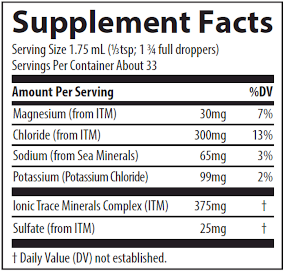 Liquid Ionic Potassium 99mg, 59 mL Liquid