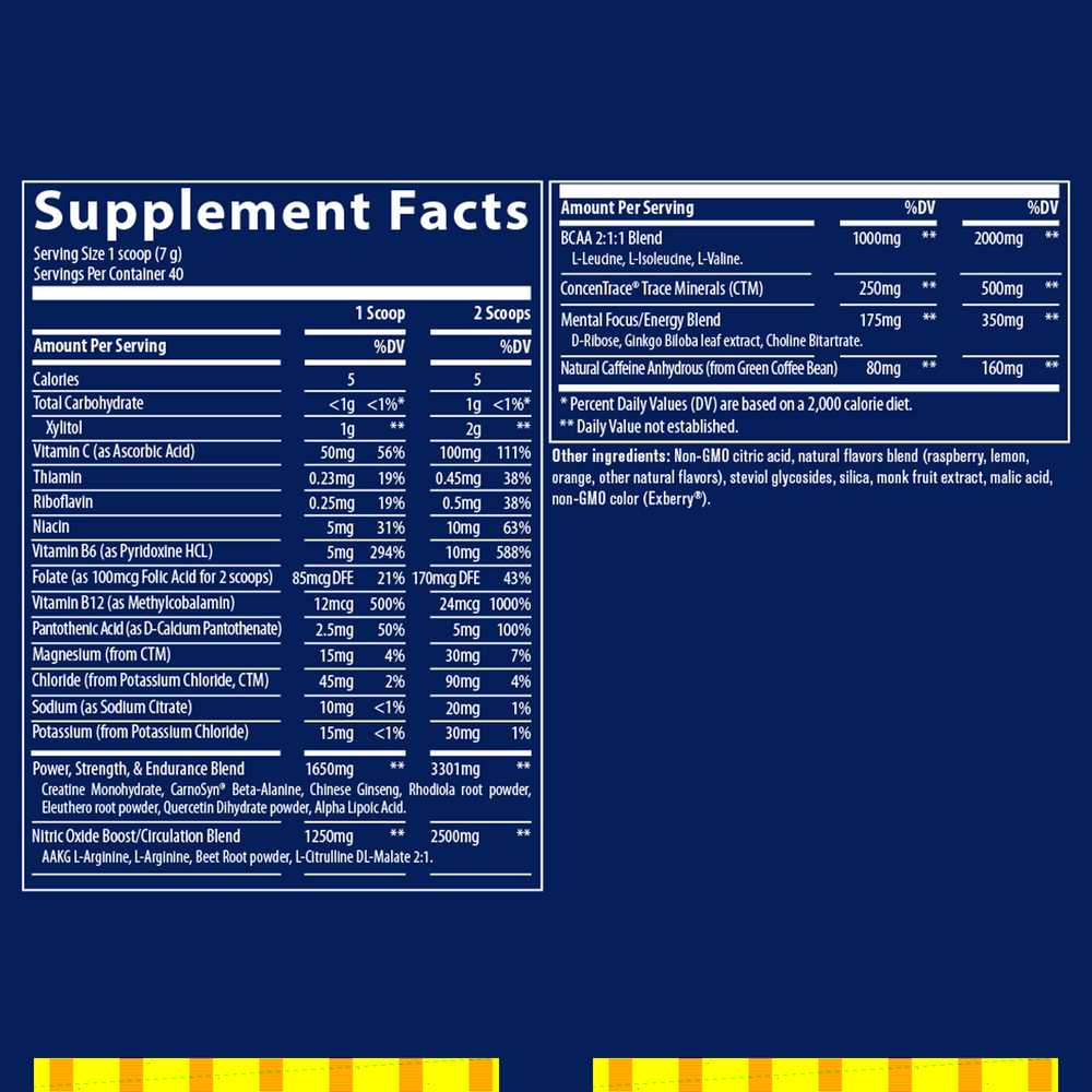 Pre-Workout Clean Energy Powder, 280 g Powder