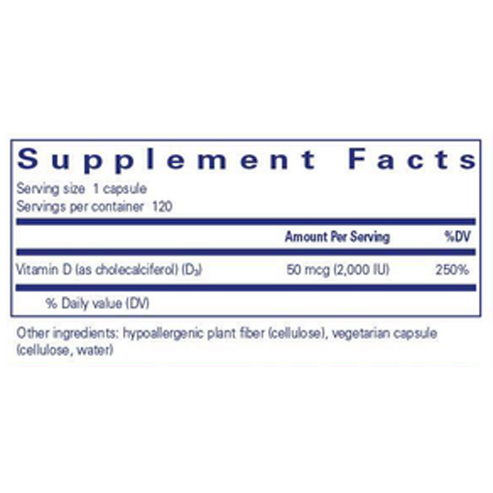 Vegan Vitamin D, 120 Capsules , Brand_Pure Encapsulations Form_Capsules Requires Consultation Size_120 Capsules