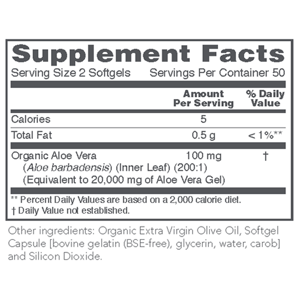 Aloe Vera Gels, 100 Softgels , Brand_Protocol for Life Balance Form_Softgels Requires Consultation Size_100 Softgels softgels