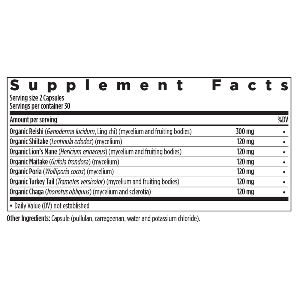 Immune Support Reishi & Shiitake, 60 capsules