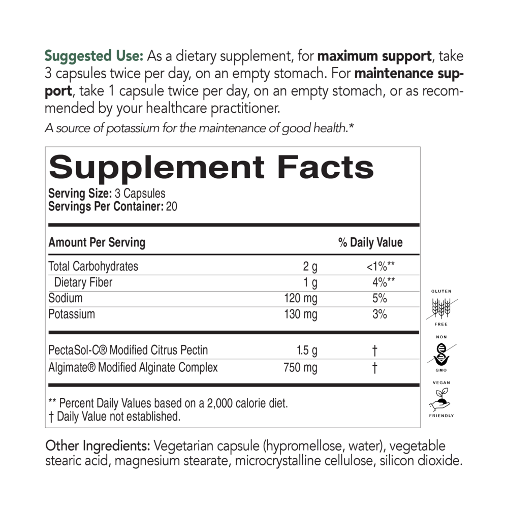 Pecta Clear Detox Formula, 60 Capsules